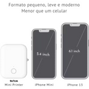 MINI IMPRESSORA ETIQUETADORA TÉRMICA BLUETOOTH