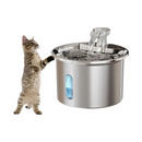 FONTE BEBEDOURO PET AUTOMÁTICO INOX 2L