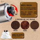 MOEDOR DE CAFÉ MANUAL INOX GRÃOS FRESCOS
