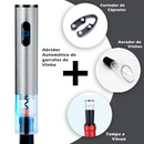 KIT ABRIDOR DE VINHO AUTOMATICO 4 PECAS ELETRICO